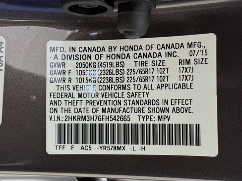 Used 2015 Honda CR-V EX-L image 39
