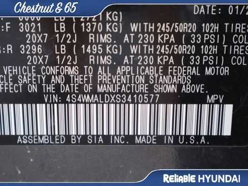 Used 2025 Subaru Ascent Limited w/ Popular Package #2 AWD/4WD image 41