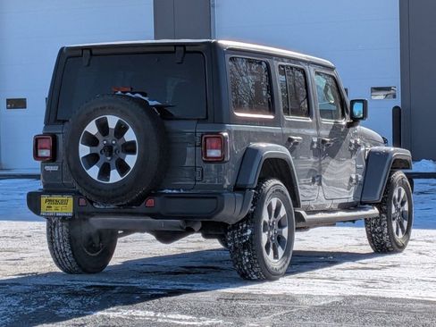 Used 2021 Jeep Wrangler Unlimited Sahara w/ Uconnect 4C Nav & Sound Group AWD/4WD image 7