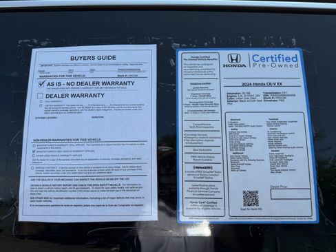 Certified 2024 Honda CR-V EX image 37