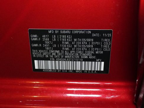 New 2026 Subaru Crosstrek 2.5i Limited image 37