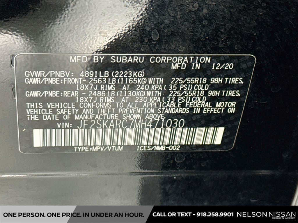 Used 2021 Subaru Forester Sport w/ Popular Package #2 AWD/4WD image 33
