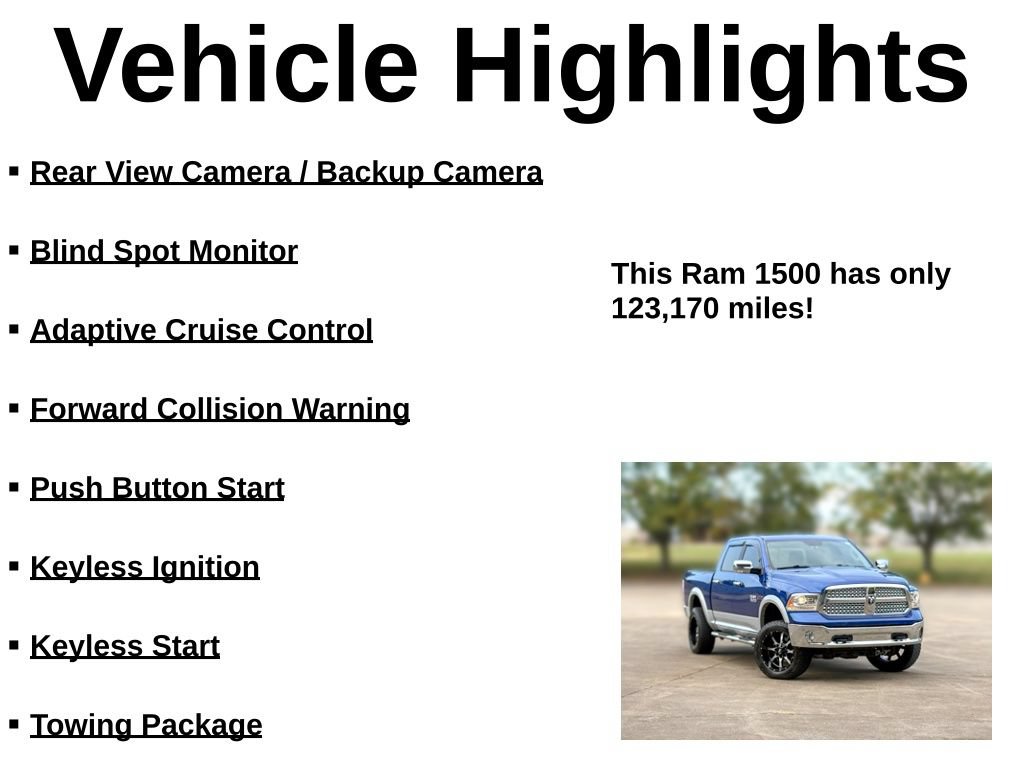Used 2016 RAM 1500 Laramie w/ Convenience Group AWD/4WD image 36