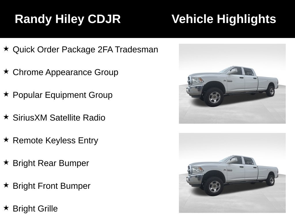 Used 2018 RAM 2500 Tradesman w/ Chrome Appearance Group AWD/4WD image 5