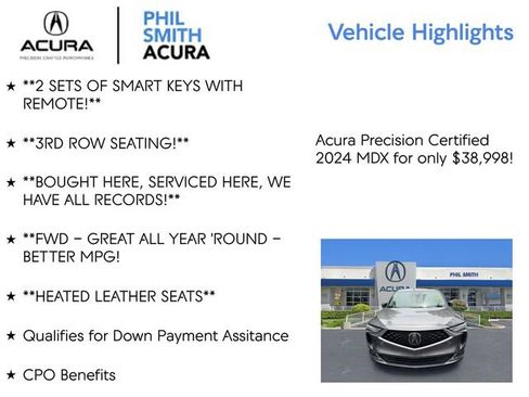 Used 2024 Acura MDX w/ Technology Package FWD image 5