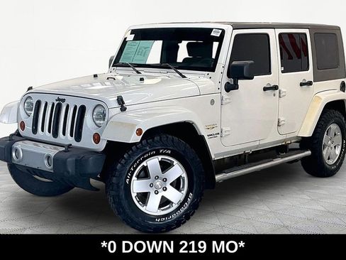 Used 2010 Jeep Wrangler Unlimited Sahara w/ Mopar Chrome Edition Group AWD/4WD image 1