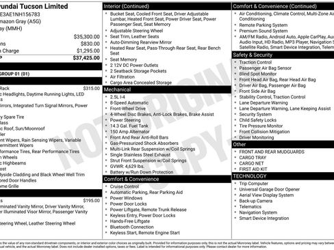 Used 2022 Hyundai Tucson Limited image 43