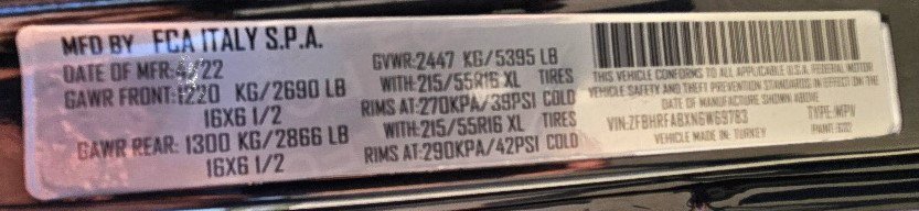 Used 2022 RAM ProMaster City Wagon FWD image 13