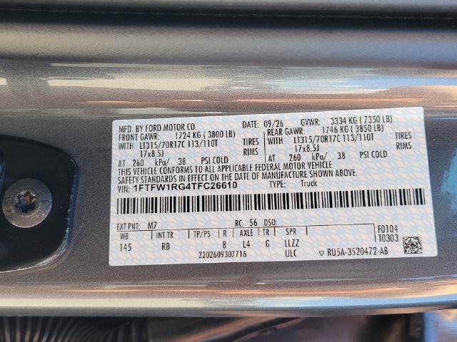 New 2026 Ford F150 Raptor AWD/4WD image 14