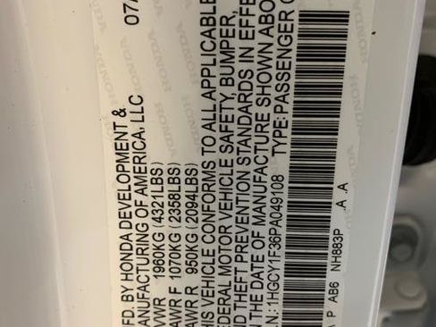 Used 2023 Honda Accord EX image 54