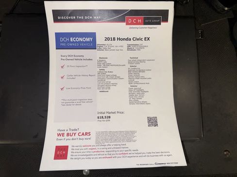 Used 2018 Honda Civic EX image 13