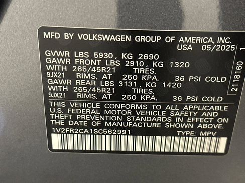 New 2025 Volkswagen Atlas SEL Premium R-Line image 26