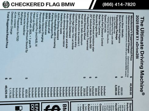Certified 2025 BMW X1 xDrive28i w/ Technology Package image 39