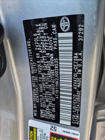 Used 2018 Toyota Camry SE FWD image 22