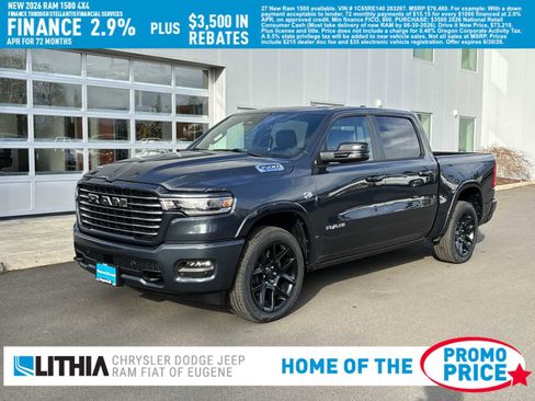 New 2026 RAM 1500 Laramie AWD/4WD image 1