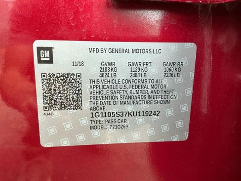 Used 2019 Chevrolet Impala Premier w/ Premier Convenience Package image 38