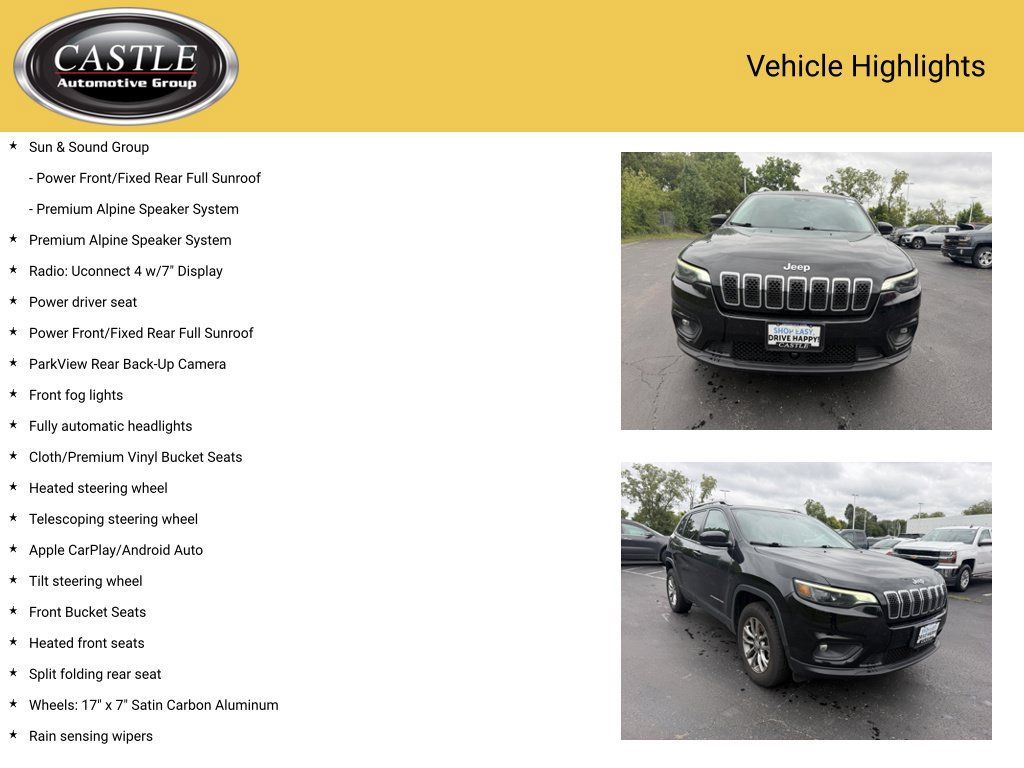 Used 2021 Jeep Cherokee Latitude Plus w/ Sun & Sound Group AWD/4WD image 4