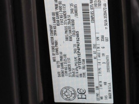 Used 2023 Ford F150 Lariat w/ Equipment Group 502A High image 34