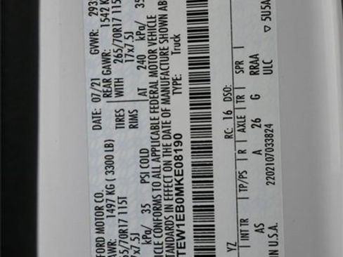 Used 2021 Ford F150 XL w/ Trailer Tow Package image 44