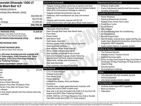 Used 2020 Chevrolet Silverado 1500 LT w/ LT Value Package AWD/4WD image 8