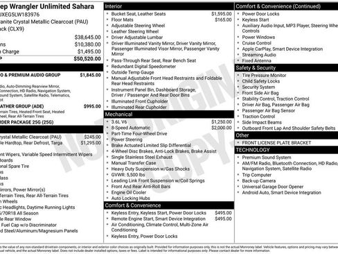 Used 2020 Jeep Wrangler Unlimited Sahara image 6