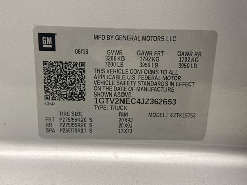 Used 2018 GMC Sierra 1500 SLT w/ SLT Premium Package image 11