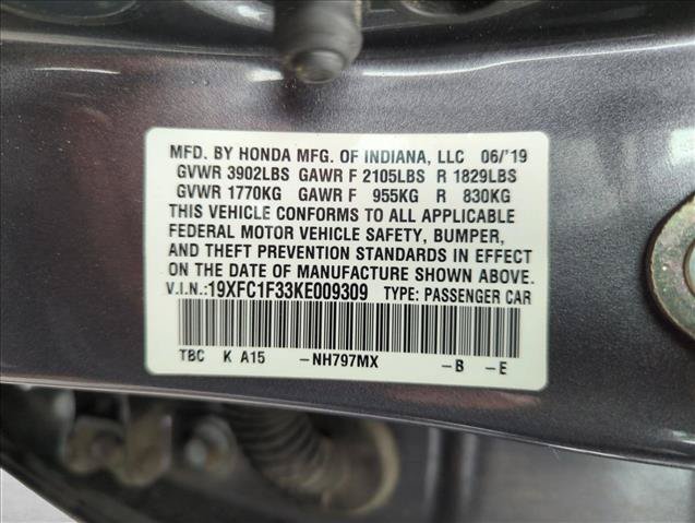 Certified 2019 Honda Civic EX image 24