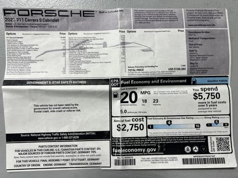 Used 2023 Porsche 911 Cabriolet image 29