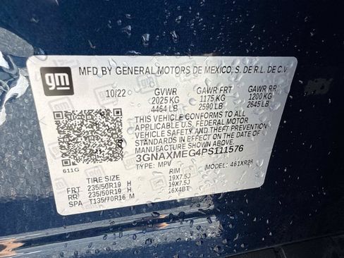 Used 2023 Chevrolet Equinox RS w/ RS Leather Package FWD image 34