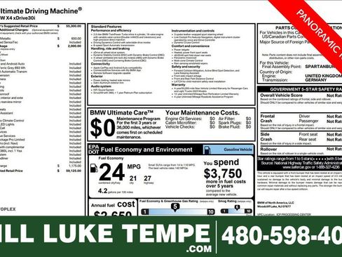 Used 2025 BMW X4 xDrive30i image 1