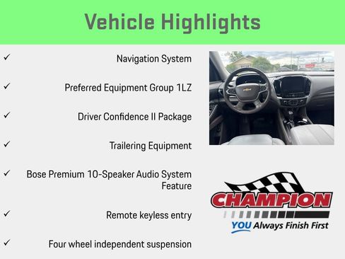 Used 2019 Chevrolet Traverse Premier w/ Driver Confidence II Package FWD image 6
