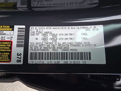 New 2026 Toyota Tacoma SR5 image 34