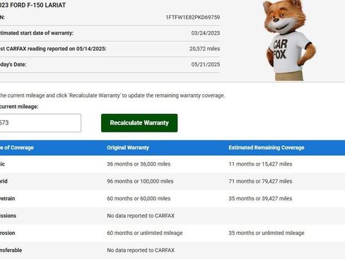 Used 2023 Ford F150 Lariat w/ Equipment Group 502A High image 54