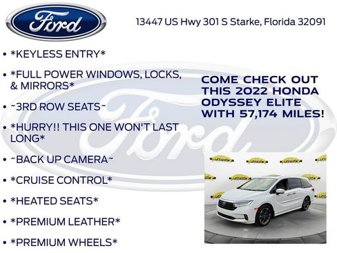 Used 2022 Honda Odyssey Elite image 10