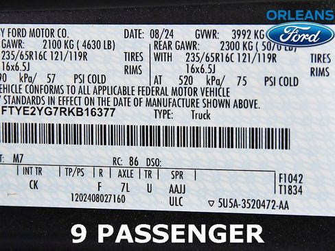 New 2024 Ford Transit 150 Base image 14