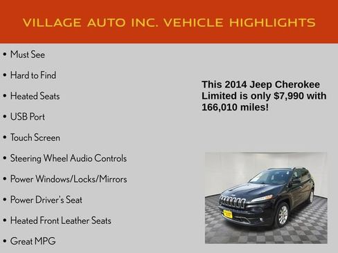Used 2014 Jeep Cherokee Limited w/ Technology Group image 7
