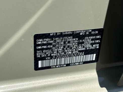 New 2026 Subaru Crosstrek 2.5i Sport AWD/4WD image 27