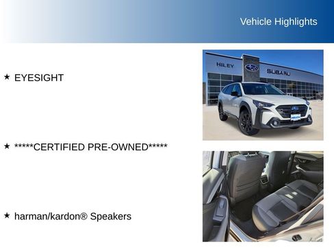 Certified 2025 Subaru Outback Onyx Edition image 5