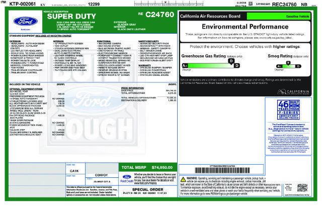 Used 2024 Ford F250 Lariat w/ Black Appearance Package AWD/4WD image 32
