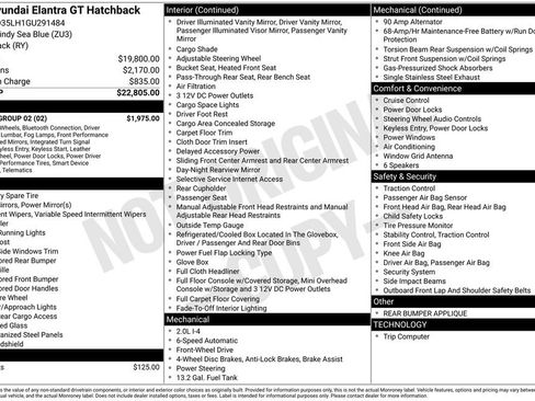 Used 2016 Hyundai Elantra GT w/ Option Group 02 image 1