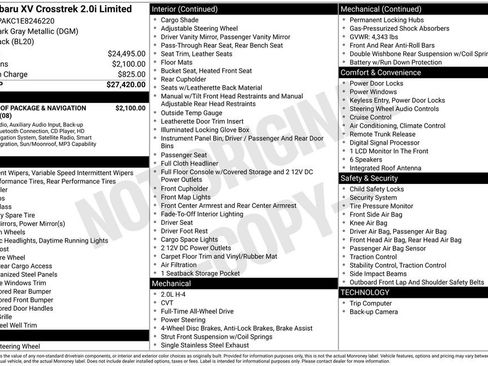 Used 2014 Subaru Crosstrek 2.0i Limited image 4