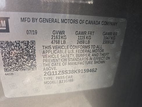 Used 2019 Chevrolet Impala LT w/ LT Leather Package FWD image 13