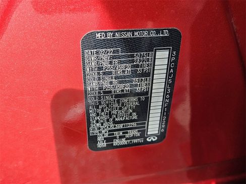 Used 2022 INFINITI QX55 Sensory w/ Lighting Package image 14