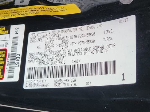 Used 2017 Toyota Tundra Limited image 35