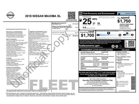 Used 2018 Nissan Maxima 3.5 SL image 32