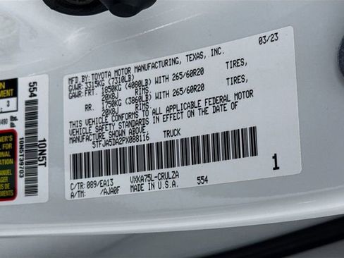 Used 2023 Toyota Tundra Limited image 31