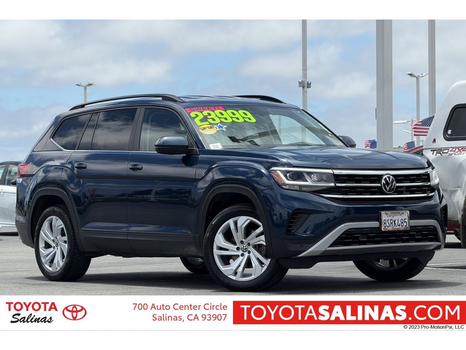 Used 2021 Volkswagen Atlas SE w/ Towing Package AWD/4WD image 1