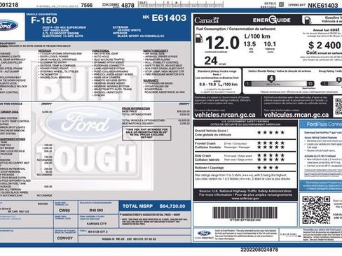 Certified 2022 Ford F150 XLT w/ Equipment Group 302A High image 35