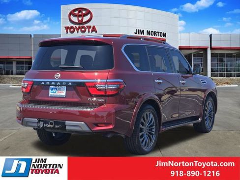 Used 2023 Nissan Armada Platinum w/ Captain's Chairs Package AWD/4WD image 8
