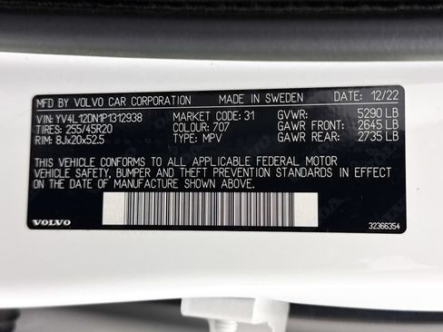 Used 2023 Volvo XC60 B5 Plus w/ Protection Package Premier FWD image 38